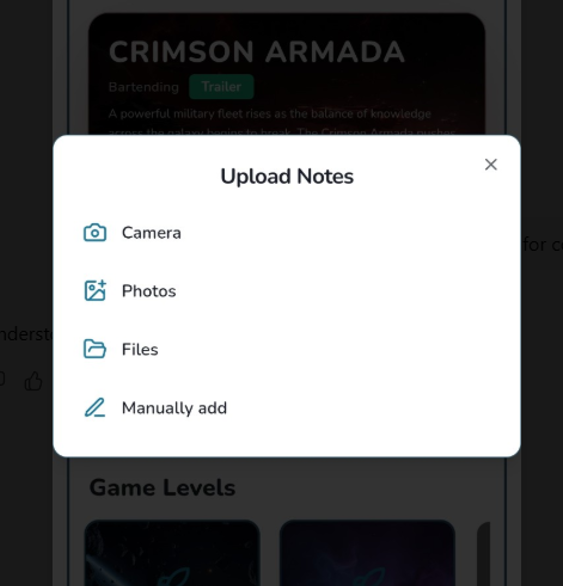Upload with Photo Notes