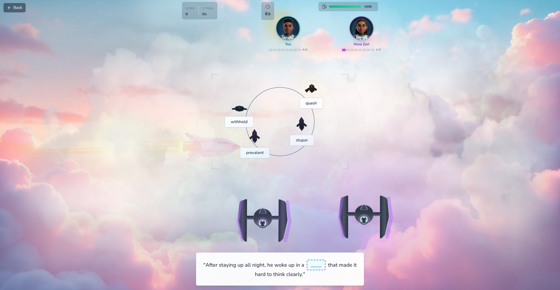 AstroStar pastel cloud word battle
