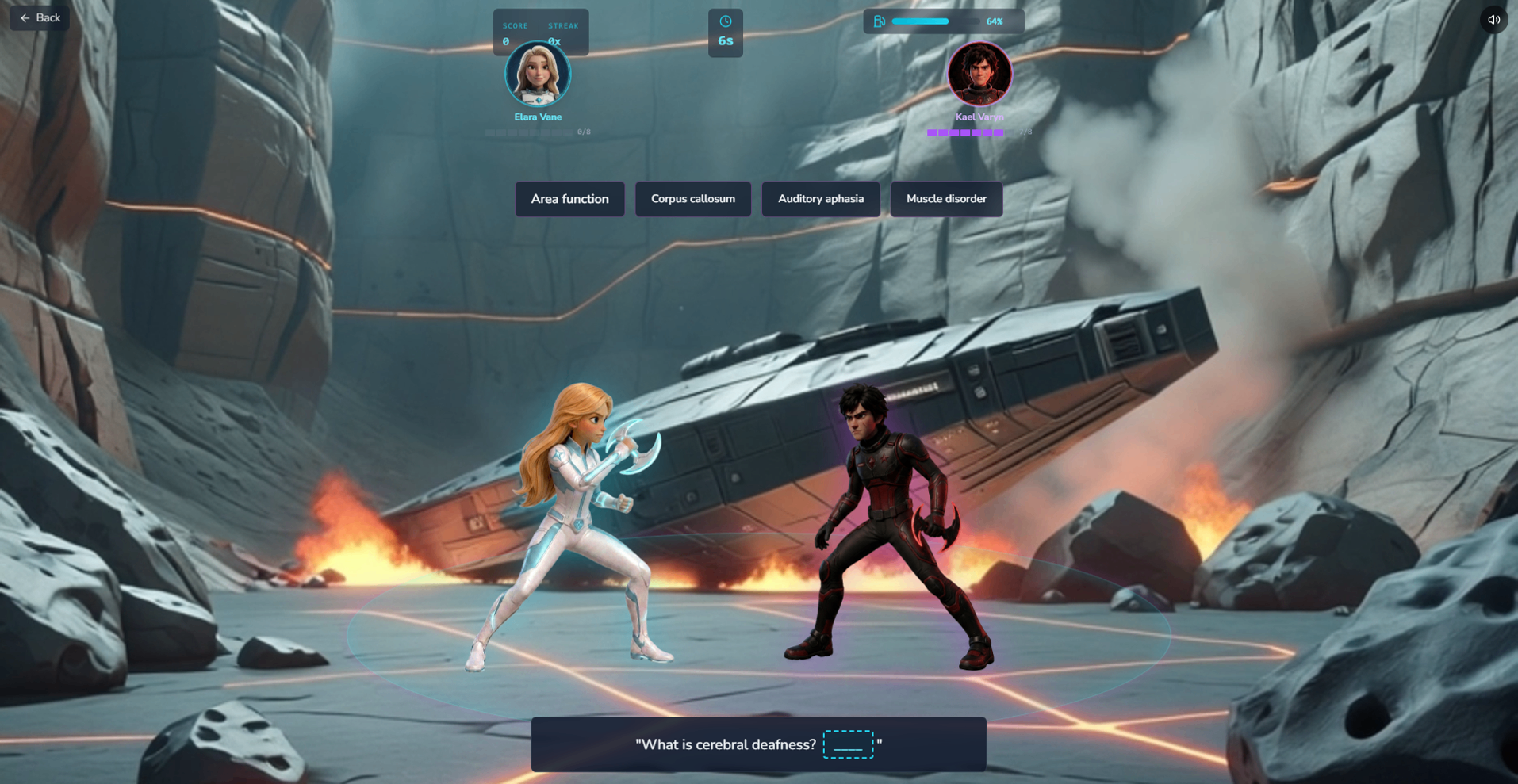 AstroStar Study Galactic combat arena gameplay